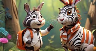 Cerita Persahabatan Sejati Zora Zebra dan Lili Si Kelinci