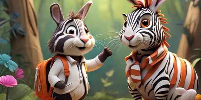Cerita Persahabatan Sejati Zora Zebra dan Lili Si Kelinci