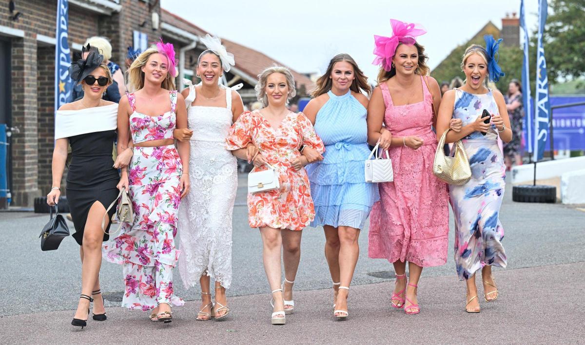 Ladies Day 2024 Pictures of glamorous guests at Brighton Racecourse